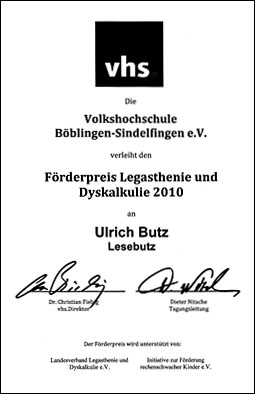  - VHS-Urkunde
